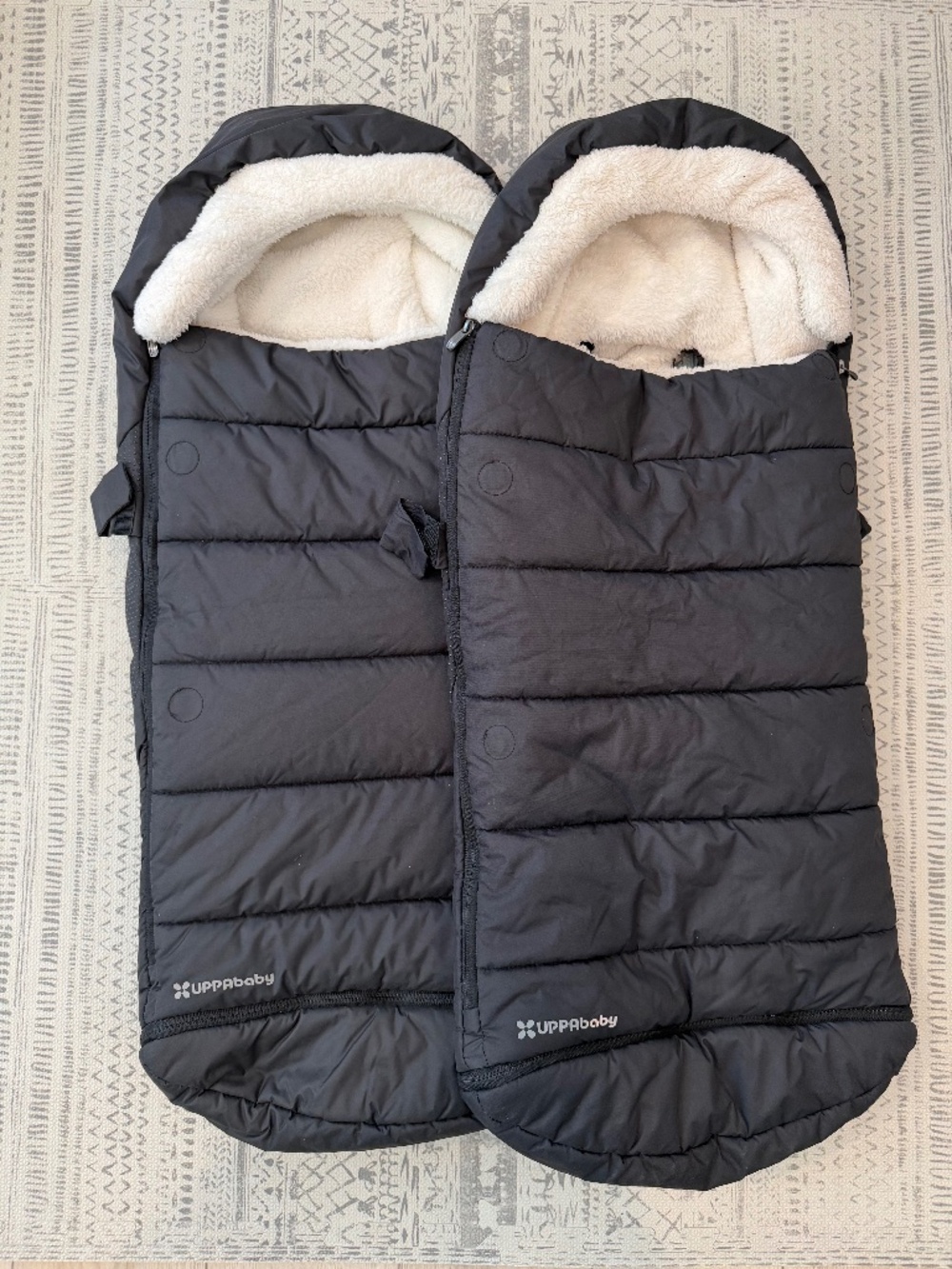 2 UPPAbaby CozyGanoosh Footmuffs – Jake Charcoal – Great Condition